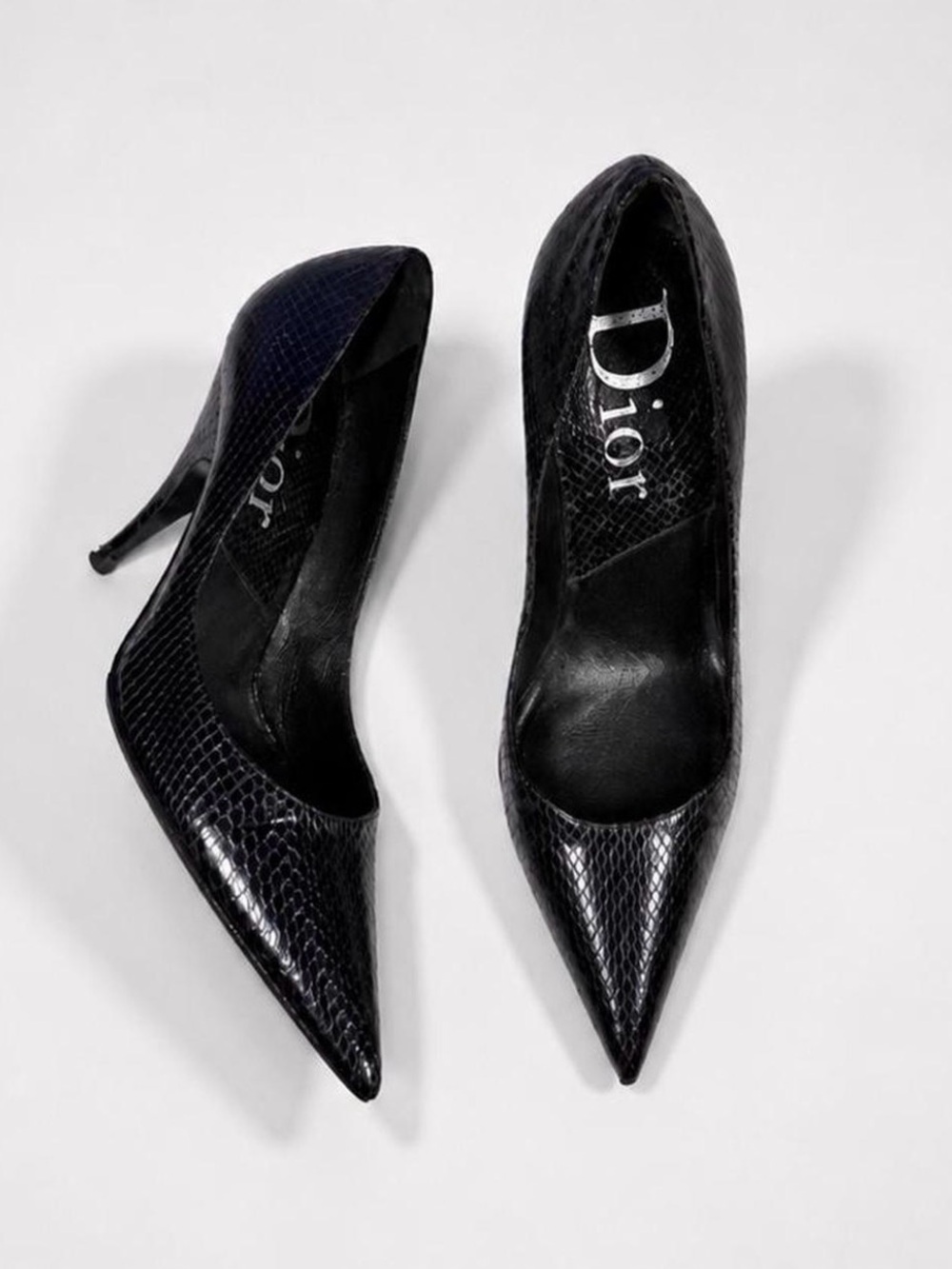 Vintage Dior Snakeskin Pumps